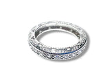 Silver Vintage Style Band Size 7