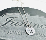 Sterling Silver Initial Necklace