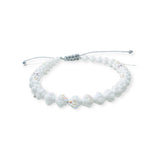Adjustable Friendship Bracelet/6-8 MM Glass Friendship Bracelet/Faceted Bead Bracelet - Janine Design