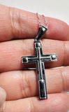 Sterling Silver Cross/ Men and Womens Cross - Janine Design