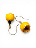 Real Rose Earrings - Janine Design