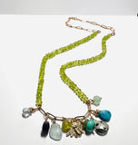 Peridot and Mixed Gemstone Necklace - Janine Design