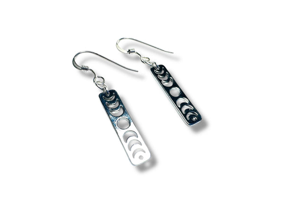 Moon Phase Earrings - Janine Design