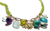 Peridot and Mixed Gemstone Necklace - Janine Design