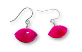 Lips Earrings/ Lip Shaped Carved Chalcedony - Janine Design