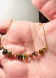 Tourmaline Teardrop Necklace - Janine Design