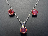 Birthstone Jewelry Set, Gemstone Earrings and Necklace sets