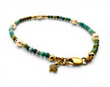 Turquoise and Pearl Bracelet