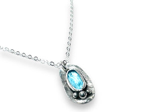 Blue Apatite Necklace - Janine Design