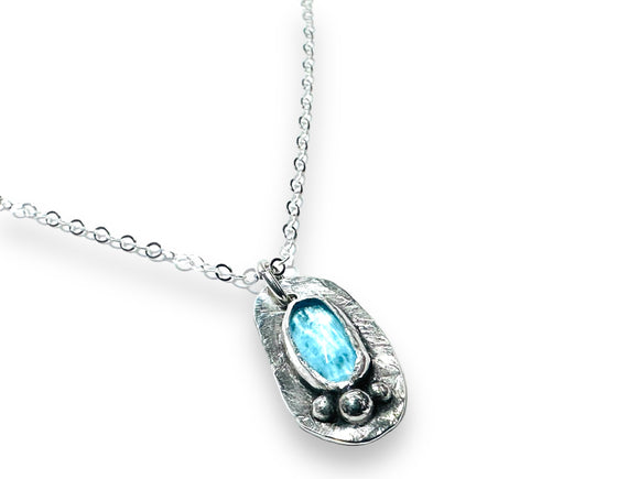 Blue Apatite Necklace - Janine Design
