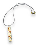 Polymer Clay Floral Sculpted Necklace - Janine Design