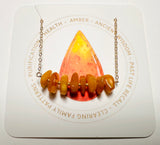 Amber Chain Necklace bar