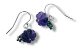 Amethyst Pumpkin Earrings - Janine Design