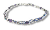 Amethyst and Hematite Bracelet - Janine Design