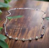 Pearl and Amethyst Necklace - Janine Design