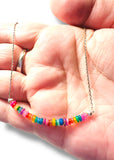 Colorful Opal Necklace/ October Birthstone - Janine Design