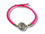 Sparkle Charm Bracelet, Cord Bracelet