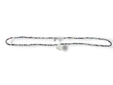 Dainty Beaded Tourmaline  Gemstone Necklace with Moonstone