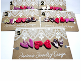 Valentines Earring Sets- Clay Earrings - Janine Design