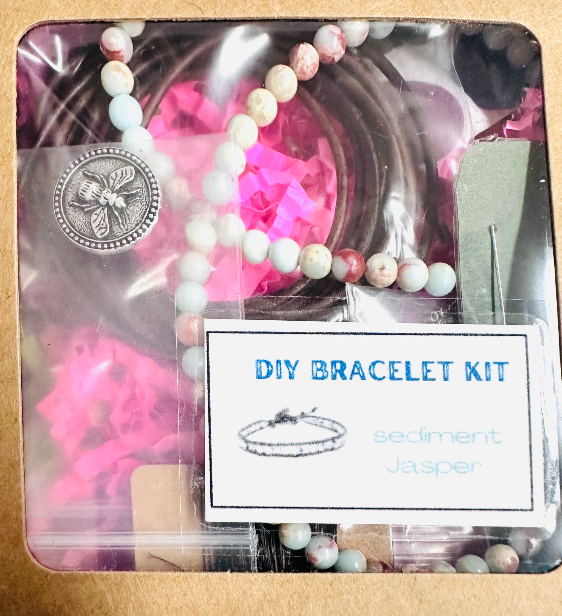 Gemstone Bracelet Beading Kit Single Wrap Bracelet Kit Janine Design