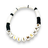 Townie Bracelet, School Pride Bracelet, Name Bracelet/Holliston Bracelet/Medway Bracelet/Milford Bracelet
