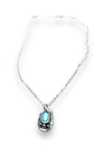Blue Apatite Necklace - Janine Design