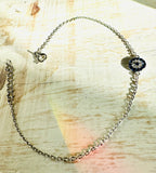 Evil Eye Silver Chain Bracelet - Janine Design