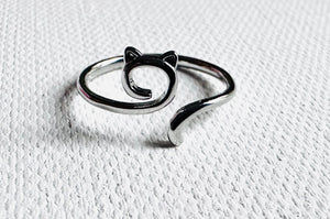Open kitty Ring/ Cat Ring