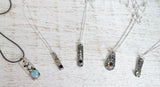 Chalcedony Tag Necklace