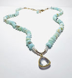 Larimar Knotted Necklace