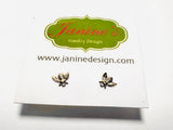 Tiny Bee Earrings/Gold Fill Studs