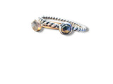 Pyrite Size 8 Twist Ring
