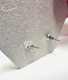 Crystal Clay Studs - back view oJanine Design studs 