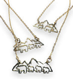 Bear and Cubs Necklace - Janine Design