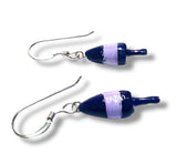 Tiny Lobster Buoy Earrings/ Nautical Earrings - Janine Design blue