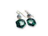 Ruby Zoisite Gemstone Earrings - Janine Design