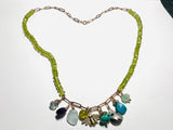 Peridot and Mixed Gemstone Necklace - Janine Design