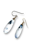 Dendritic Opal Teardrop Earrings