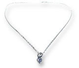 Tiny Silver Heart Minimalist Necklace, Dainty Heart Necklace*