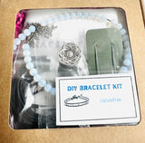 Single Wrap Bracelet Kit-DIY kit, Gemstone Bracelet Beading Kit, Beading Kit, DIY - Janine Design
