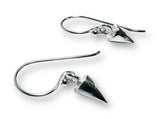 Tiny silver Spike Earrings* - Janine Design
