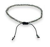 Adjustable Friendship Bracelet/Glass Friendship Bracelet 2-5 MM Bead Bracelet or Anklet - Janine Design