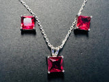 Birthstone Jewelry Set, Gemstone Earrings and Necklace sets