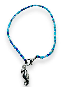 Charm Beaded Anklet/ Colorful Ankle - Janine Design