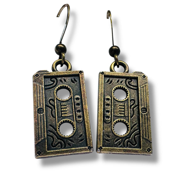 Cassette Tape Earrings/I Love The 80’s Earrings - Janine Design