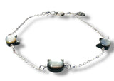Cat Bracelet, Chain Cat Bracelet - Janine Design