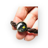 Cat Leather Bracelet - Janine Design
