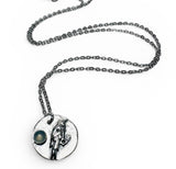 Crow Sterling Necklace - Janine Design
