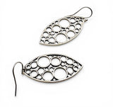 Circle Marquise Earrings - Janine Design