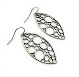Circle Marquise Earrings - Janine Design